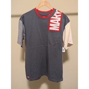 Marvel Gray‎ T-Shirt Men's Medium – Heavyweight Premium Fabric Tee NWT